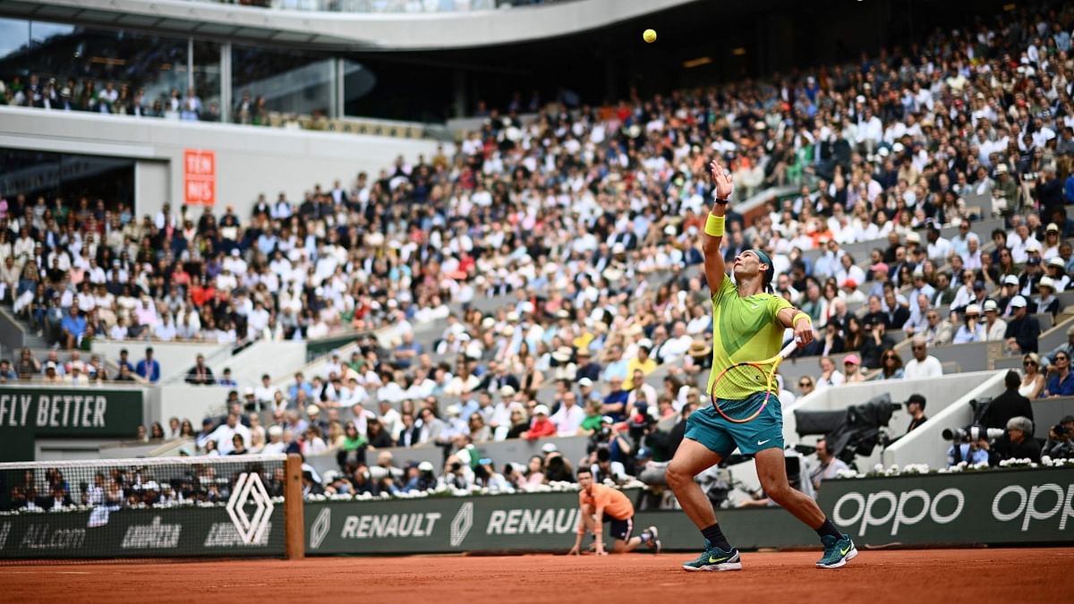 Nadal, the oldest winner in Paris since 34-year-old Andre Gimeno in 1972, had not been certain of taking part after a chronic left foot injury, which has plagued him throughout his career, flared up again. Credit: AFP Photo