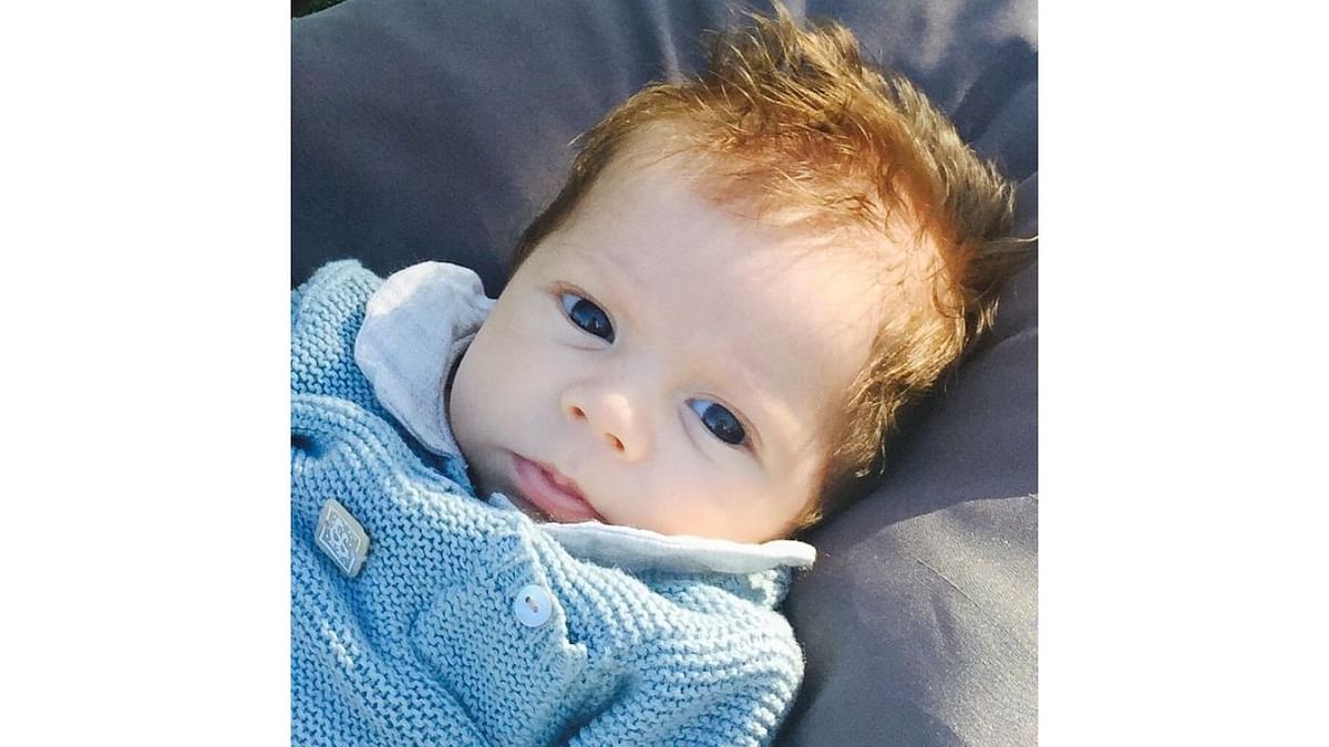 Their second son, Sasha Pique Membarak was born on January 29, 2015. Credit: Instagram/shakira