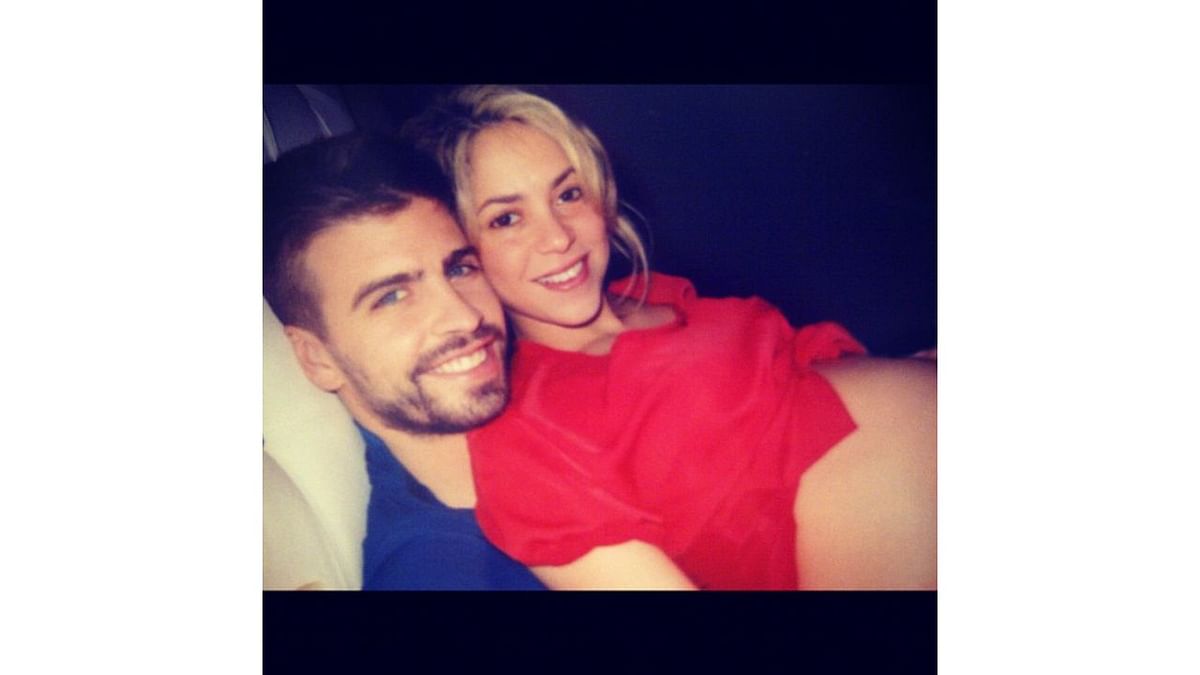 The first big news came in 2012 when Shakira and Pique announced that they were expecting their first child. Credit: Instagram/shakira
