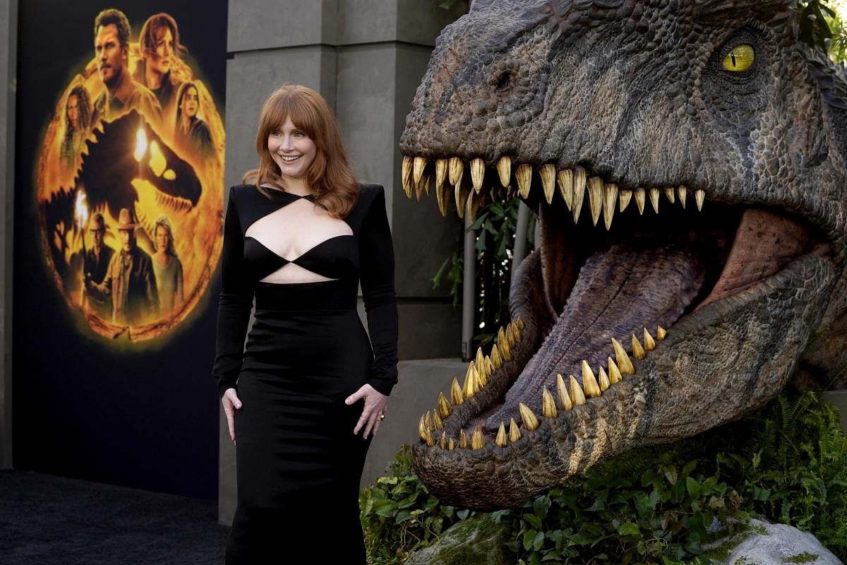 Bryce Dallas Howard arrives at the premiere of