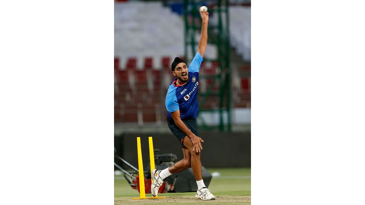 Arshdeep Singh – Another find at the IPL, pace sensation Arshdeep Singh grabbed all eyes with his tight bowling, especially in the death overs. This left-arm pacer left many people thrilled with his yorkers. Credit: AFP Photo