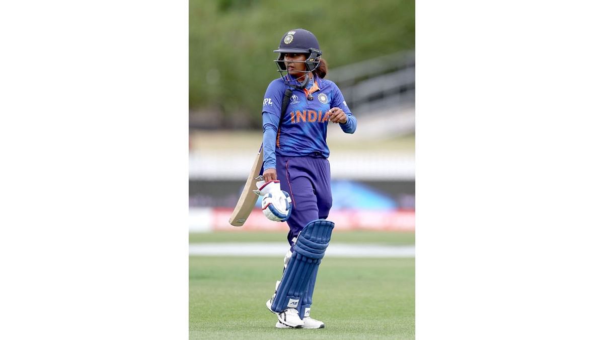 Mithali holds the record of getting out the maximum number of times in the nineties. She has been dismissed five times in the 90s. Credit: AFP Photo