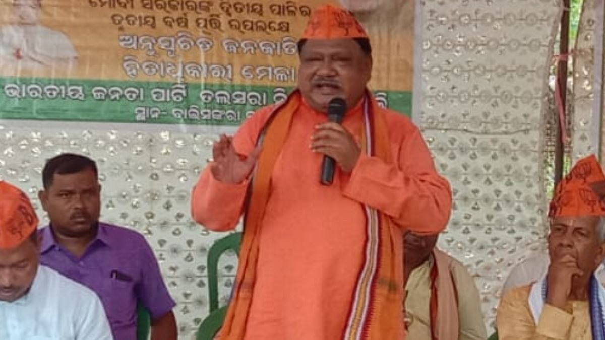 Jual Oram: Another tribal leader from Odisha, Jual is a key figure in tribal politics and BJP is likely to field him for the Presidential elections. Credit: Twitter/@jualoram