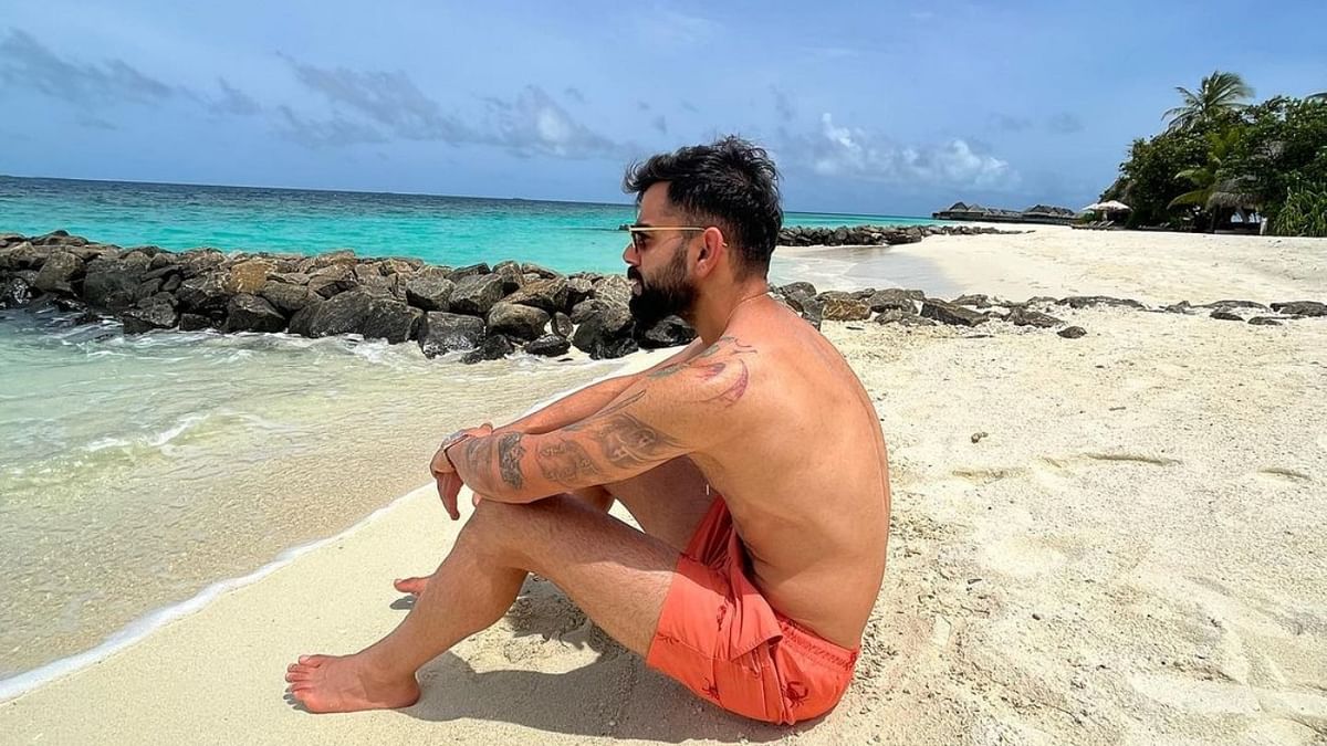 On the other hand, Virat also shared a shirtless pic of himself that made waves on social media. Credit: virat.kohli