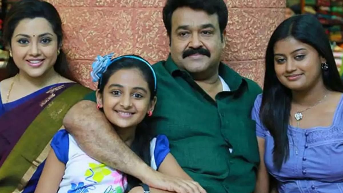 Drishyam: The Mohanlal-Meena-starrer was released in 2013. The film follows the story of a father, who goes to any extent to save his family after an accidental crime is committed, leaving him to protect them and their secret from a fierce police officer, who suspects them of murder. Credit: Special Arrangement
