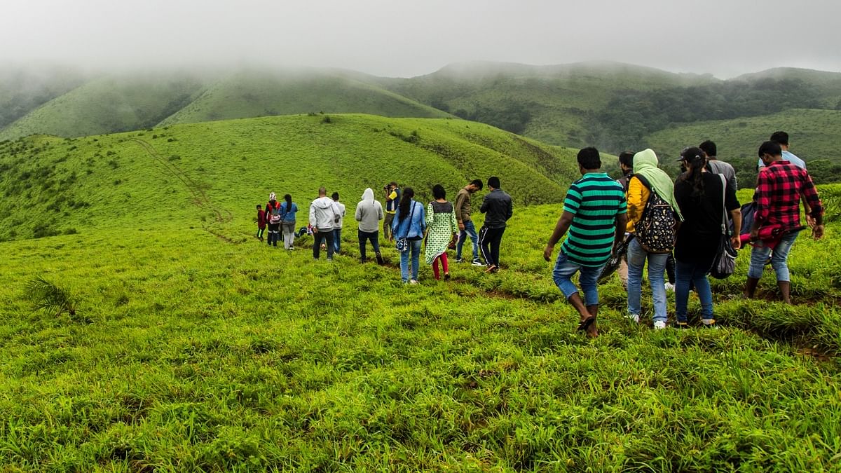Chikkamagaluru: Located among the Western Ghats, this place is one of the most sought after weekend destinations. A trail through the vast expanses of its coffee plantations, forests and grasslands that lead up to Mullayanagiri Peak gives amazing experiences during the monsoon. Credit: DH Pool Photo