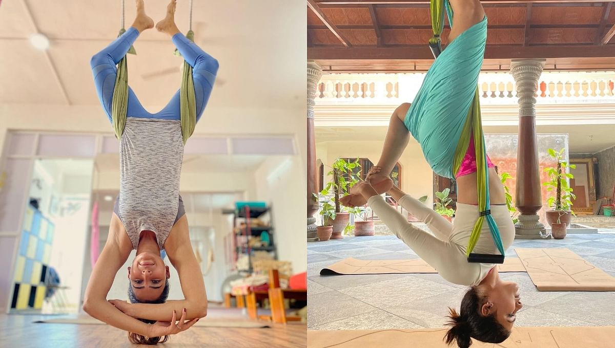 Samantha Ruth Prabhu has been inspiring her fans by sharing her fitness secrets on social media. Apart from her regular gym workouts, Samantha practises yoga every day. Credit: Instagram/samantharuthprabhuoffl
