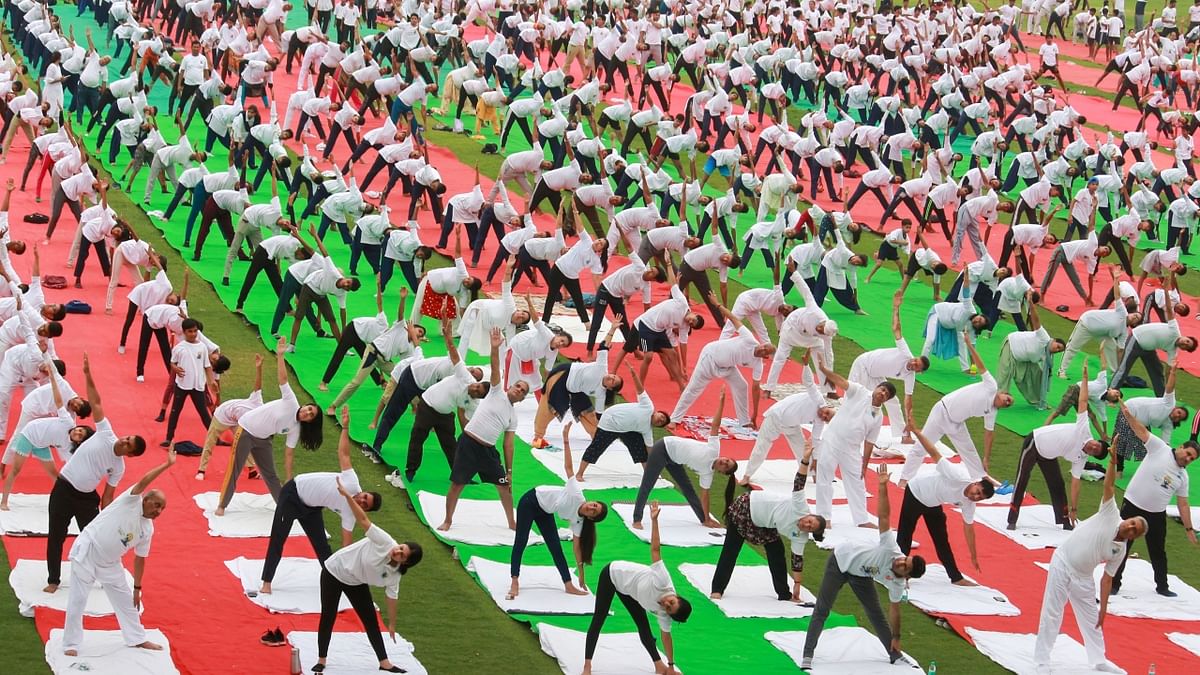 Yoga Day 2022 celebrated with great zeal across India; See Pics