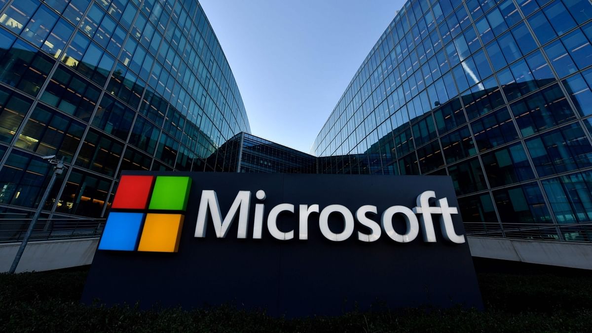 Tech giant Microsoft ranks fourth on the list with a market value of $611 billion. Credit: AFP Photo