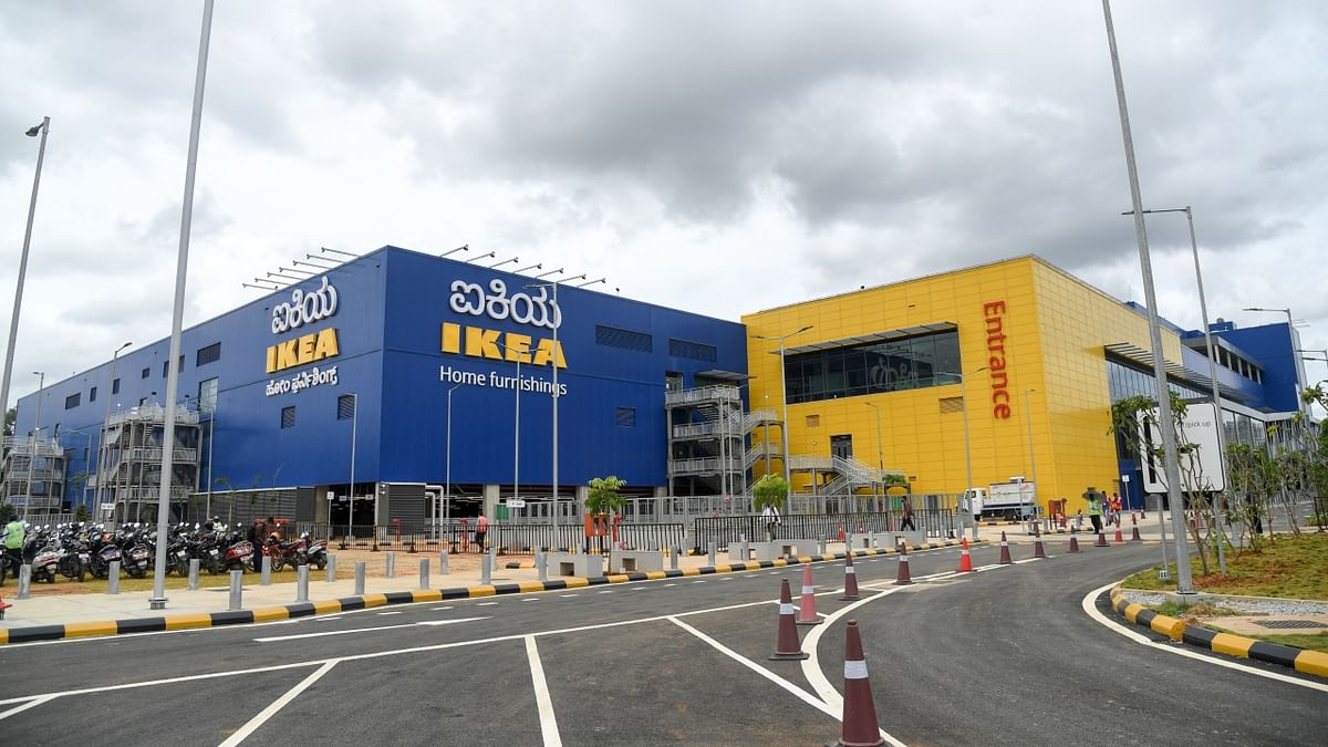 Built with a planned investment of Rs 3,000 crore in Karnataka, IKEA is expecting to attract close to 5 million visitors this year in Bengaluru. Credit: DH Photo/BH Shivakumar