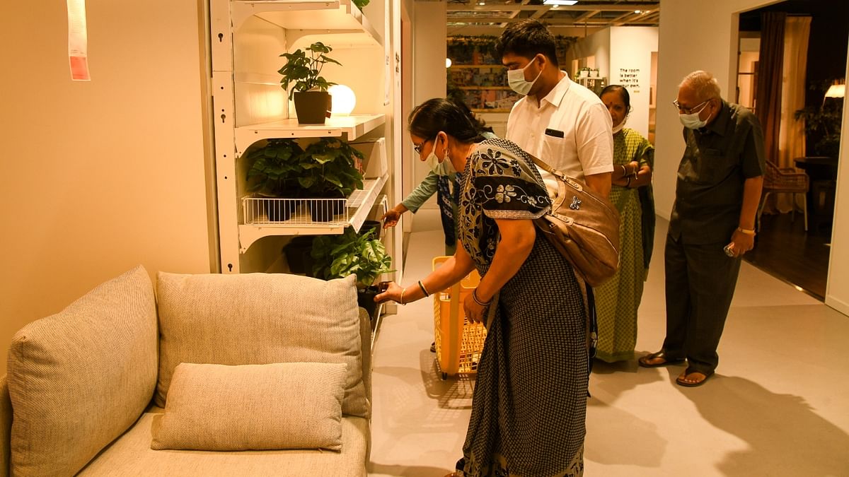The furniture maker is betting big on home furnishings in Bengaluru, where rental spaces are more affordable and bigger than Mumbai where IKEA has two stores. Credit: DH Photo/BH Shivakumar