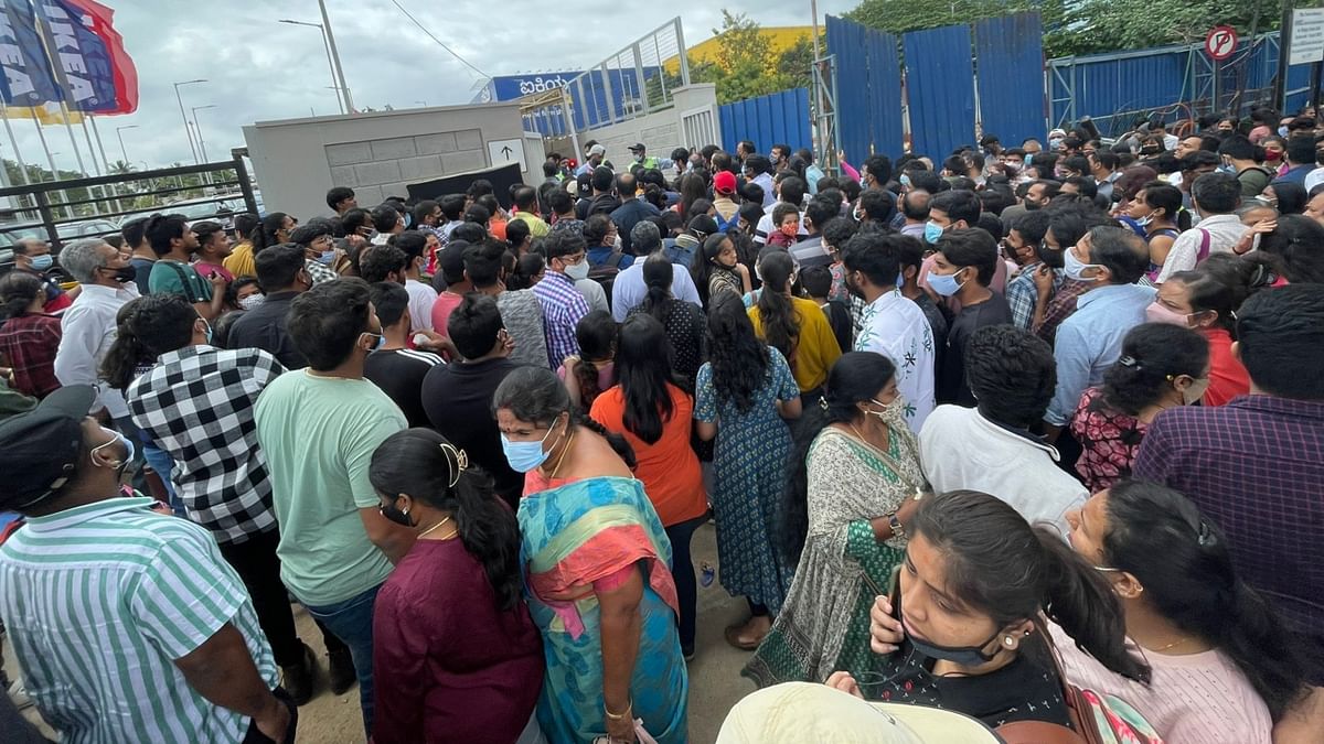 In Pics | 3-hour wait at IKEA Bengaluru as crowds swell on weekend