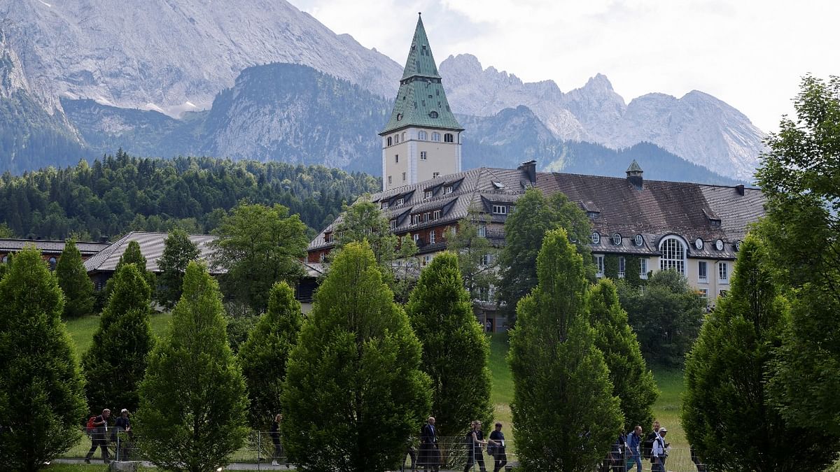 The venue of the G7 Summit, Elmau Castle is pictured, in Kruen near Garmisch-Partenkirchen, Germany. Credit: Reuters photo