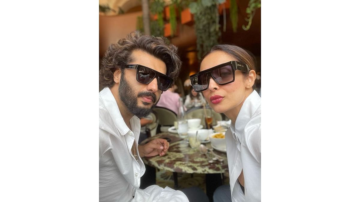 The couple went on a romantic getaway to ring Arjun Kapoor’s 37th birthday. Credit: Instagram/malaikaaroraofficial