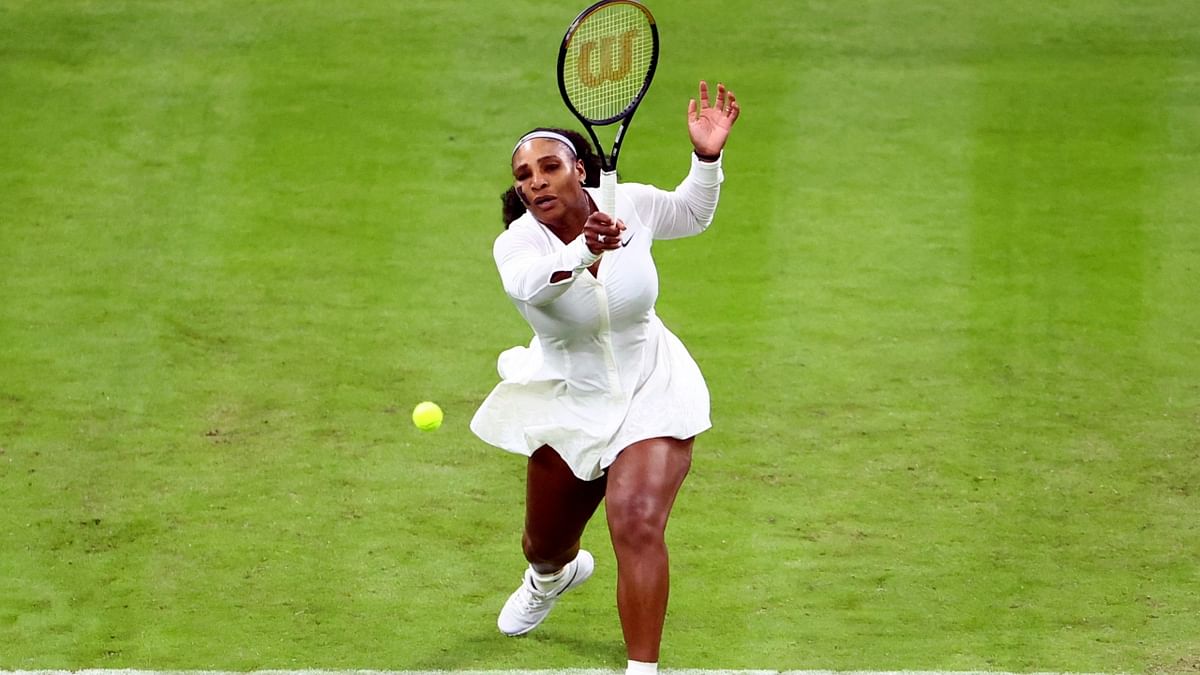 In between, there were moments where Williams played very much like someone whose strokes and will have carried her to 23 Grand Slam titles. She hit blistering serves and strokes, celebrated with arms aloft. Credit: Reuters Photo