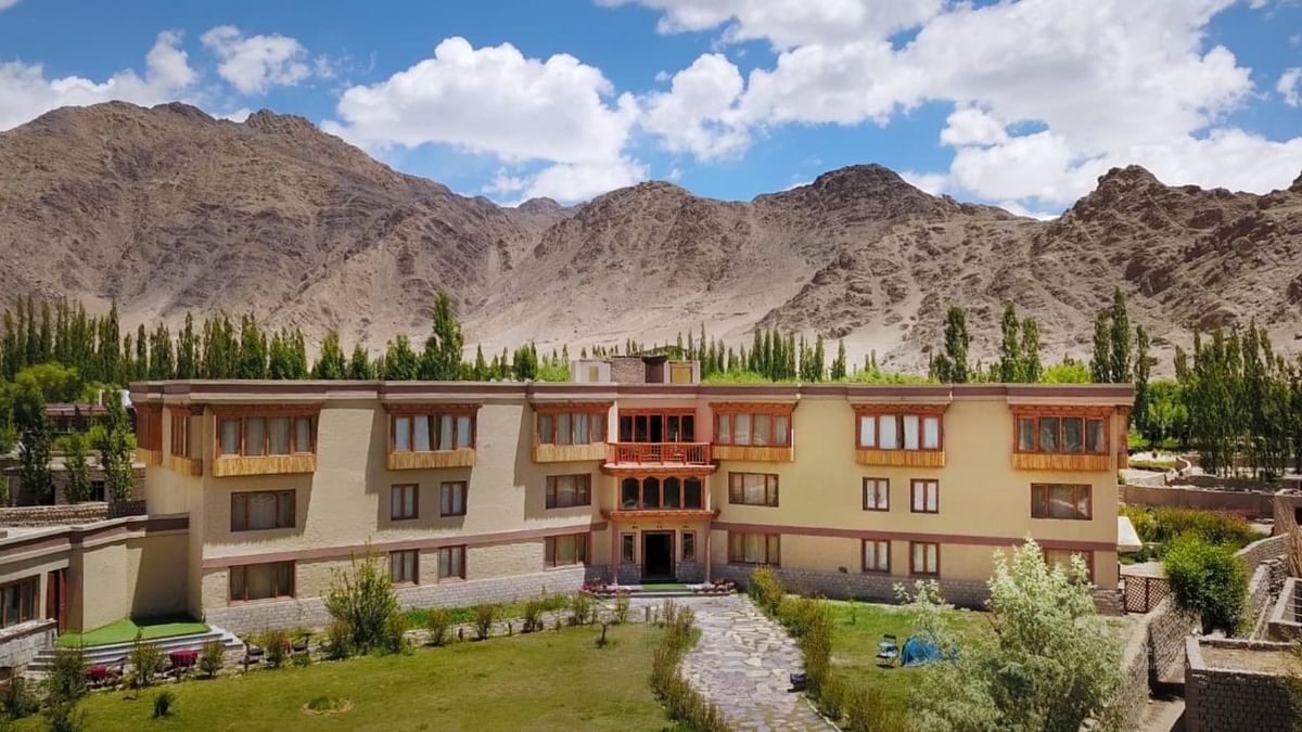 The Driftwood - Ladakh: An inviting oasis of comfort and luxury, this picturesque place is located an hour's drive from Leh Airport. Providing modern amenities while preserving the authentic charm, this premium retreat has a blend of century-old Ladakhi architecture and state-of-the-art facilities. The ideal time to plan a trip to this resort would be April to November. Credit: Special Arrangement