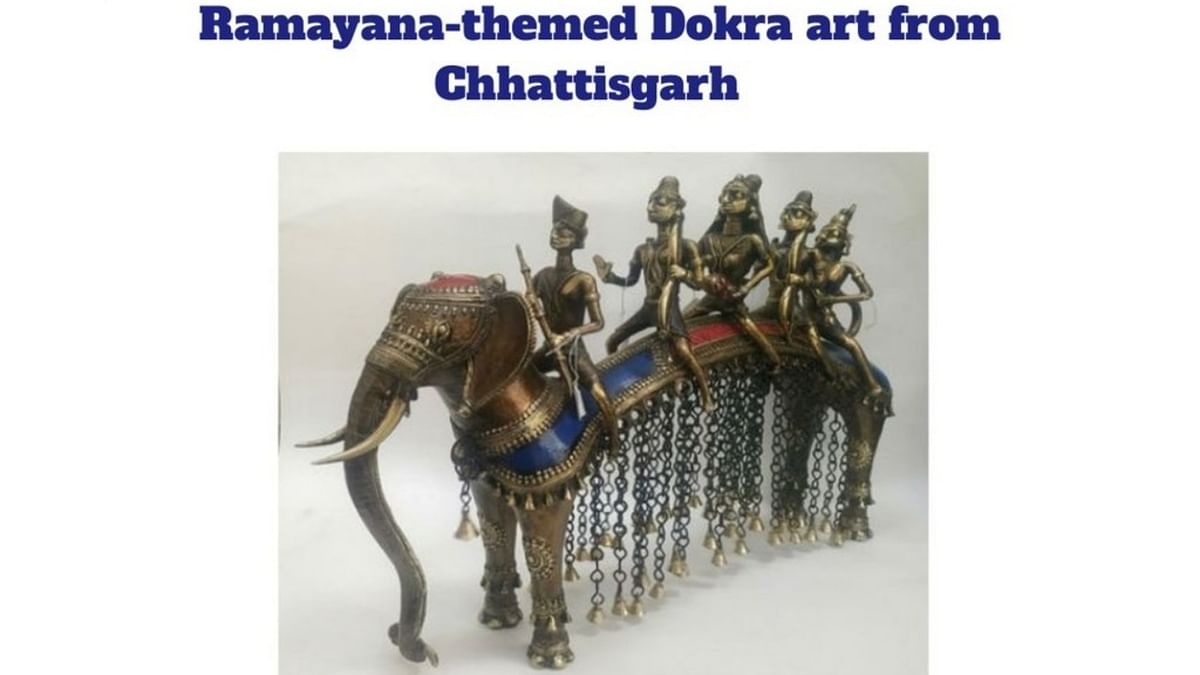 With Ramayana tradition an enduring part of Indonesian culture, Modi gifted lacquerware 'Ram Durbar' to its president Cyril Ramaphosa. Credit: Ministry of Culture