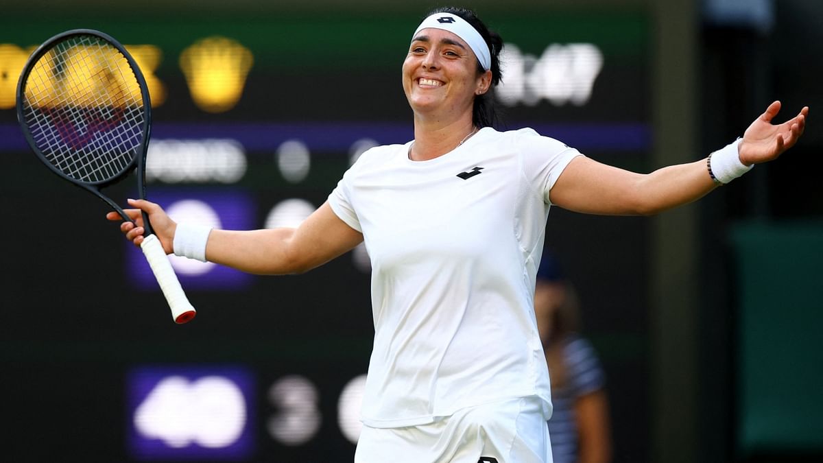 Across both men's and women's tennis, Arabs and North Africans were previously winless in major quarterfinals in the Open Era, including two losses by Jabeur herself; she lost to eventual champion Sofia Kenin at the 2020 Australian Open, and Belarusian Aryna Sabalenka at Wimbledon 12 months ago. Credit: Reuters Photo