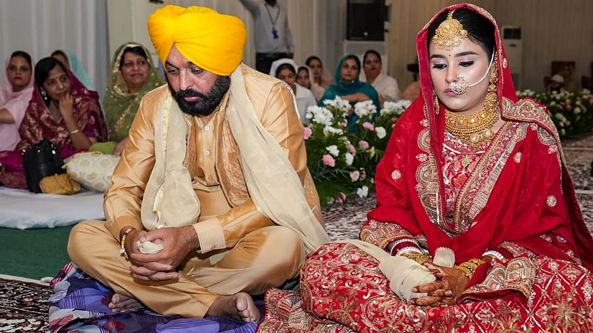 Punjab CM Bhagwant Mann marries Gurpreet Kaur in a hush-hush ceremony; See pics