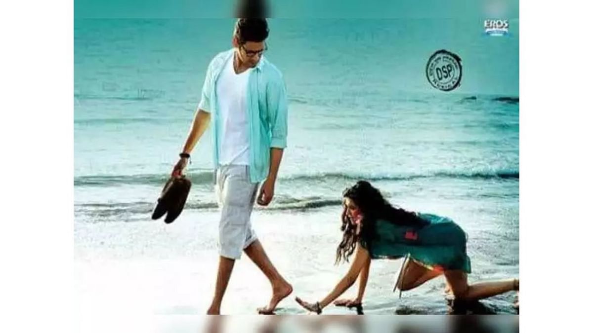 Nenokkadine | A poster showed Kriti Sanon crawling near Mahesh Babu’s feet and many found this regressive. The poster didn’t go well with many and celebrities like Samantha raised objections to the poster. Credit: Special Arrangement
