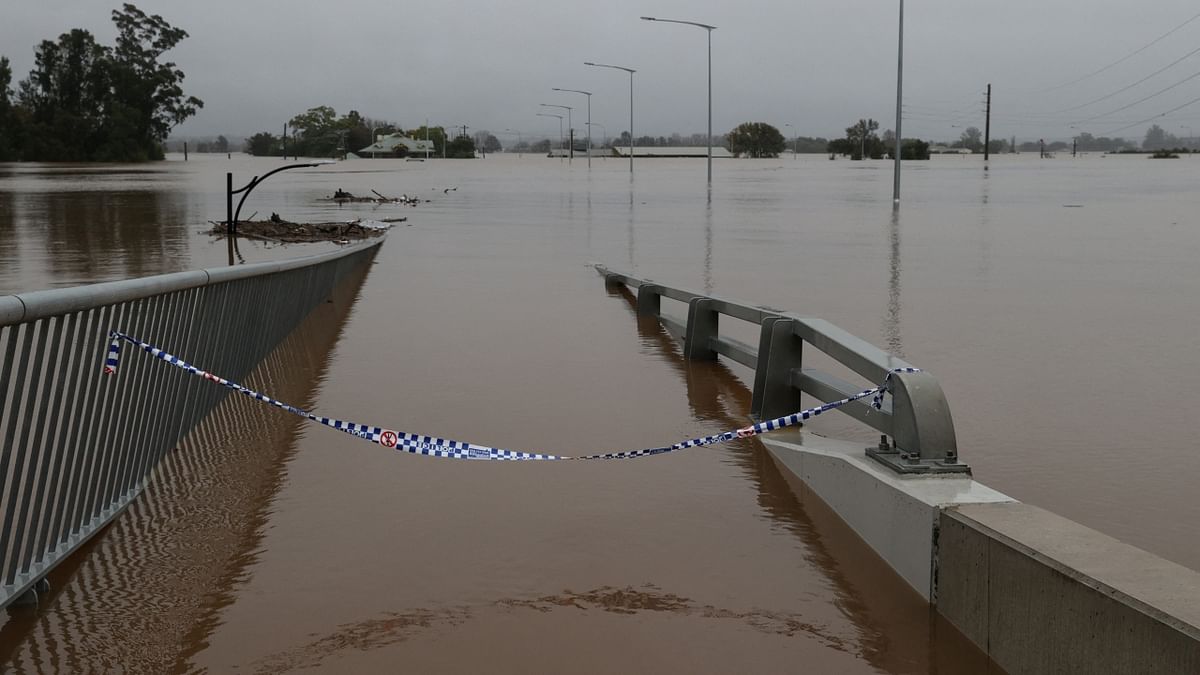 Severe weather warnings of heavy rain remained in place across Sydney's eastern suburbs. The warnings also extended north of Sydney along the coast and into the Hunter Valley. Credit: Reuters Photo