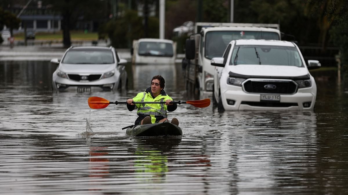 The worst flooding was along with the Hawkesbury-Nepean rivers system along Sydney's northern and western fringes. Credit: Reuters Photo