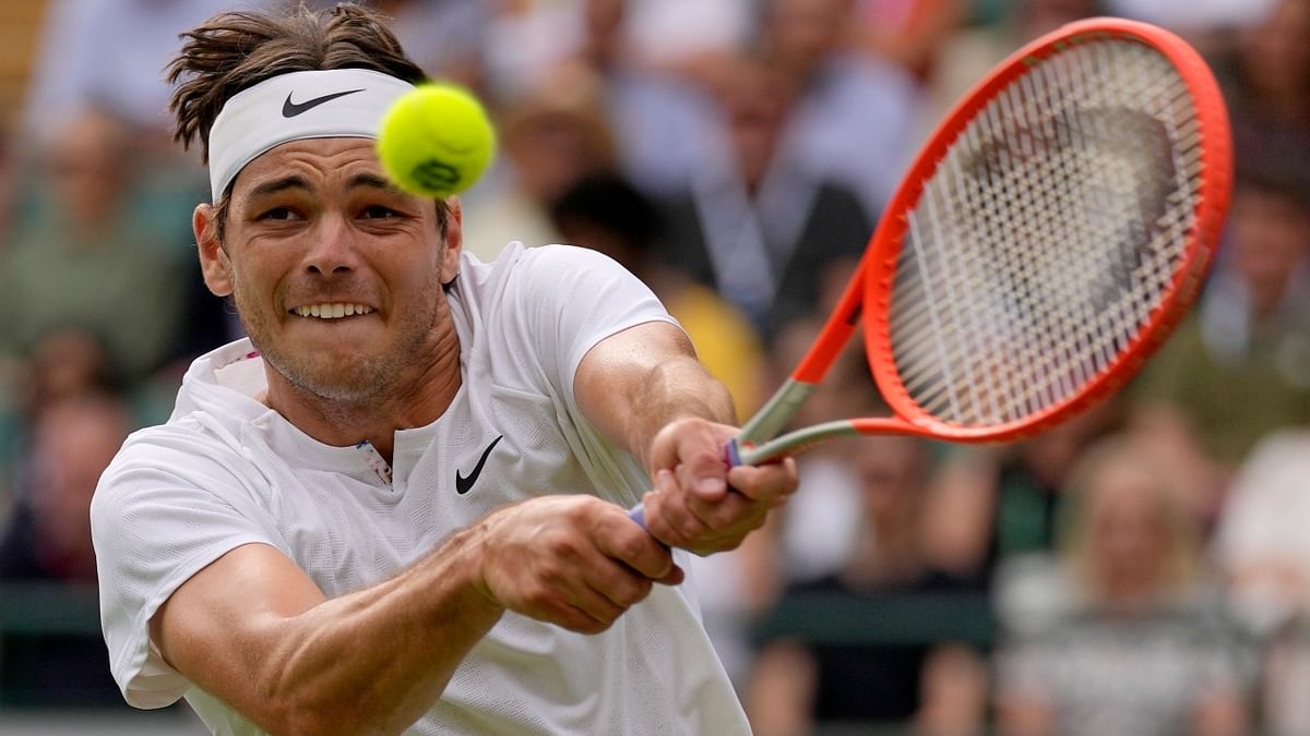 Fritz crushed 40 winners and broke his opponent's serve five times to complete a two-hour win, 6-3, 6-1, 6-4, on No. 1 Court. Credit: AP Photo