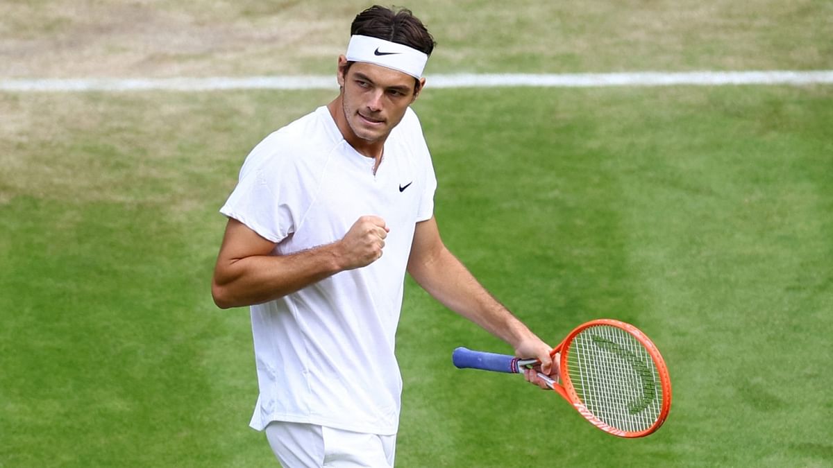 His run to the Wimbledon quarterfinals continues a breakthrough year for the 24-year-old Fritz, who lifted his maiden ATP Masters 1000 crown at the BNP Paribas Open in Indian Wells in March. Credit: Reuters Photo