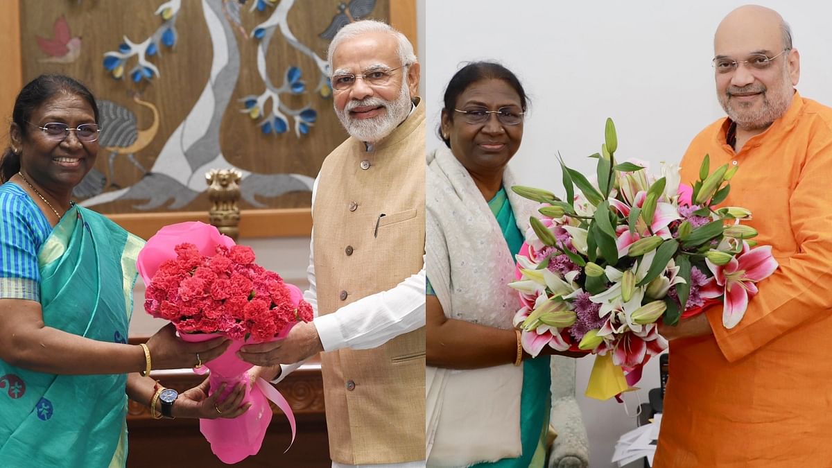 She met Prime Minister Narendra Modi and Union minister Amit Shah ahead of filing her nomination. Credit: Special Arrangement