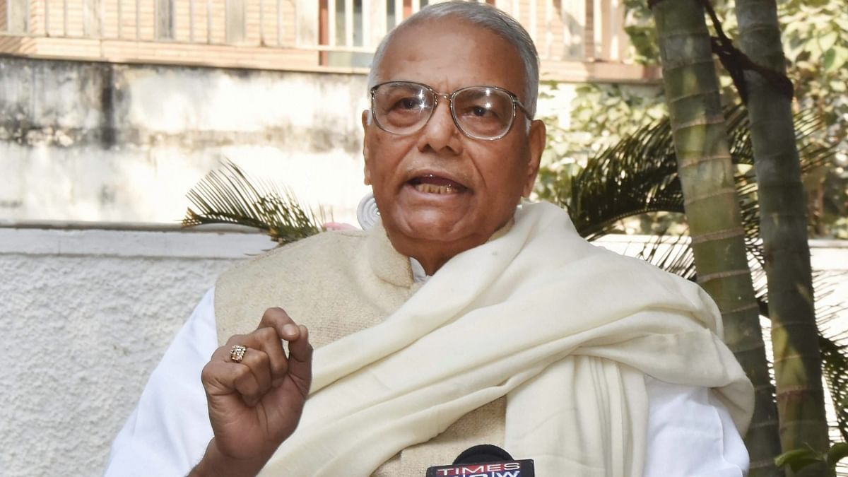 Meanwhile, the Opposition has fielded former Union minister Yashwant Sinha as its joint candidate for the post who will file a nomination on June 27. Credit: PTI Photo
