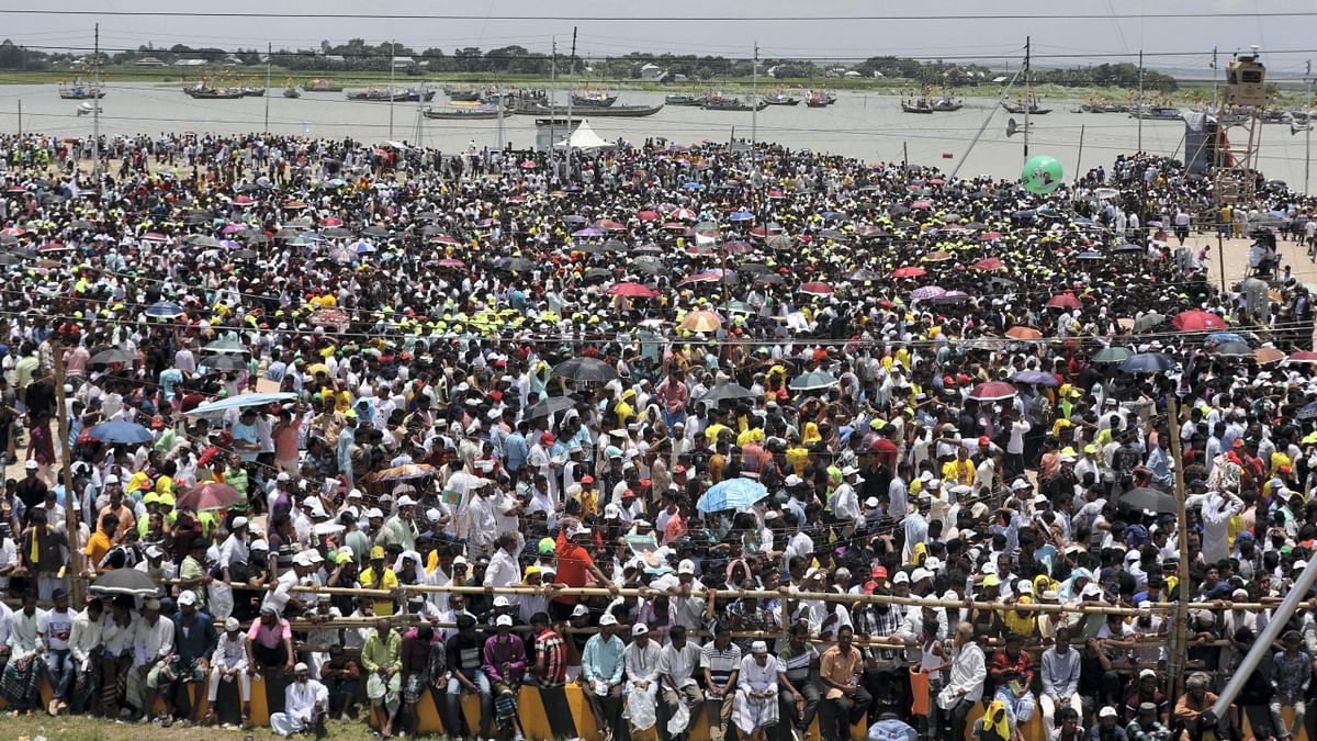 Rank: 8 | Bangladesh | Population in 2022: 167 million. Credit: AP Photo