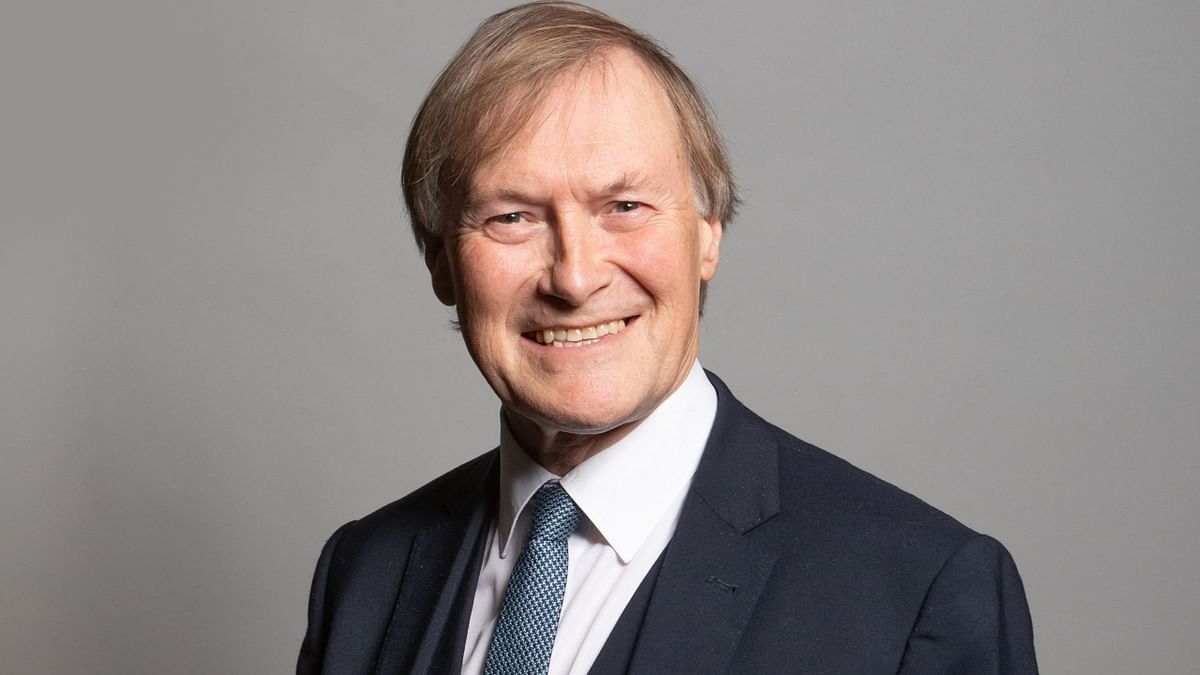 British lawmaker David Amess was stabbed to death by an Islamic State supporter while meeting with voters on October 15, 2021. Credit: AFP Photo