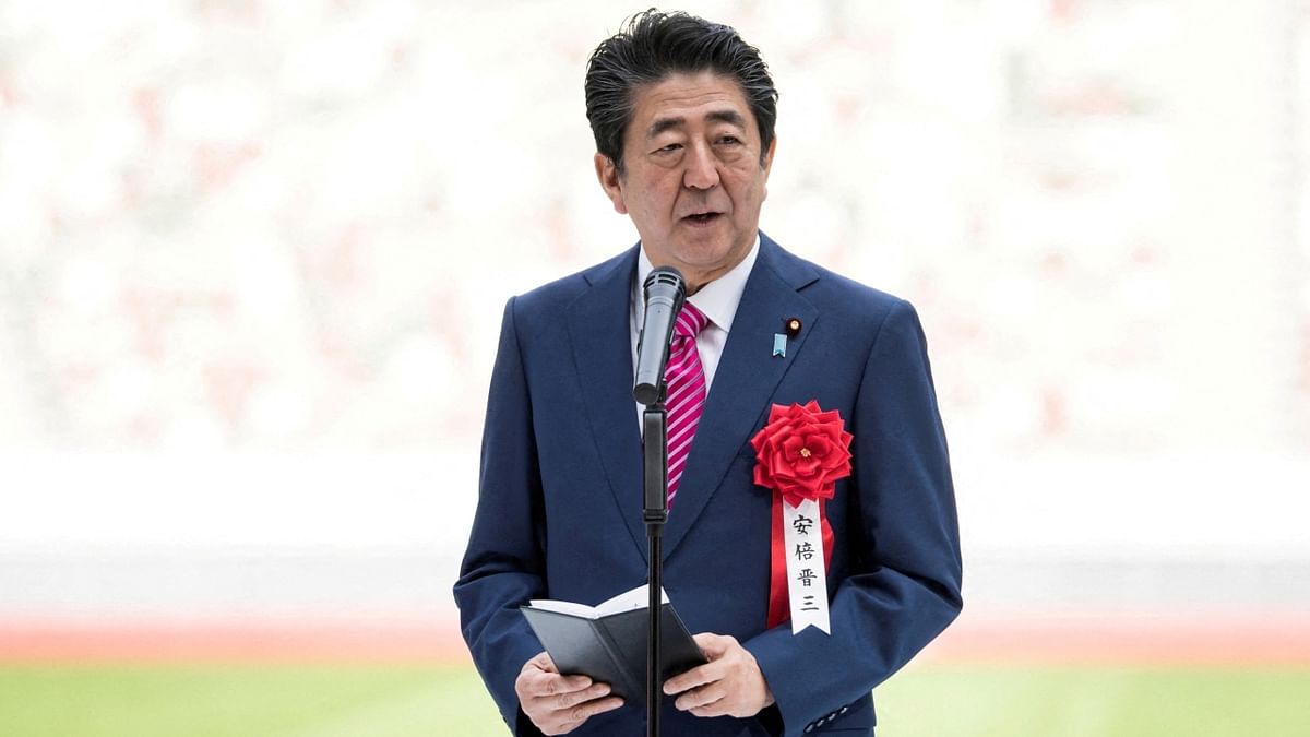 Japan's former PM Shinzo Abe was assassinated by a gunman who opened fire on him as he delivered a campaign speech on a street in western Japan on July 8, 2022. Credit: Reuters Photo