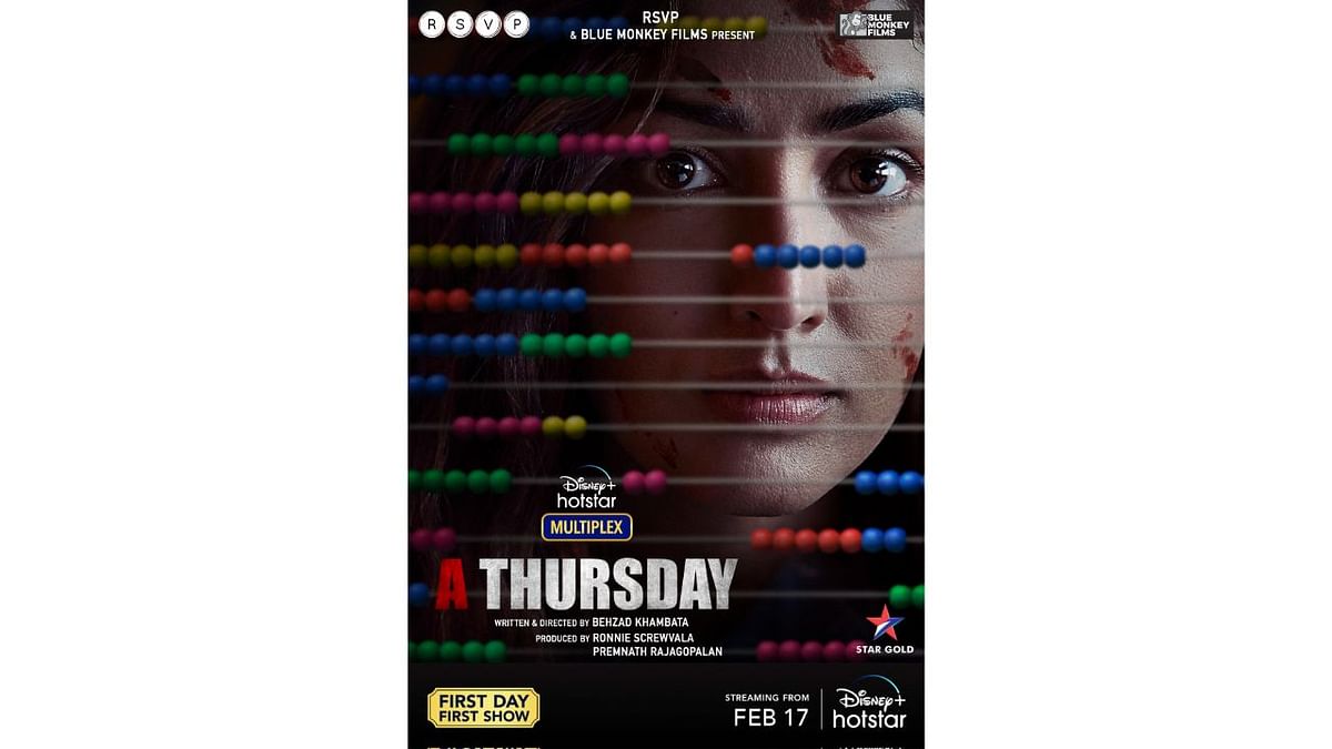 Yami Gautam starrer hostage-thriller 'A Thursday' stood sixth on the list with a 7.8. Credit: Special Arrangement