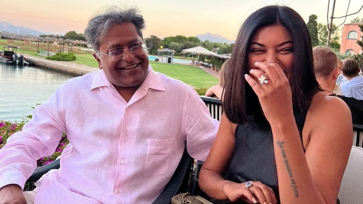 Lait Modi shared a series of pictures with Sushmita on social media and called the actress his better half' and described it as a new beginning'. Credit: Instagram/lalitkmodi