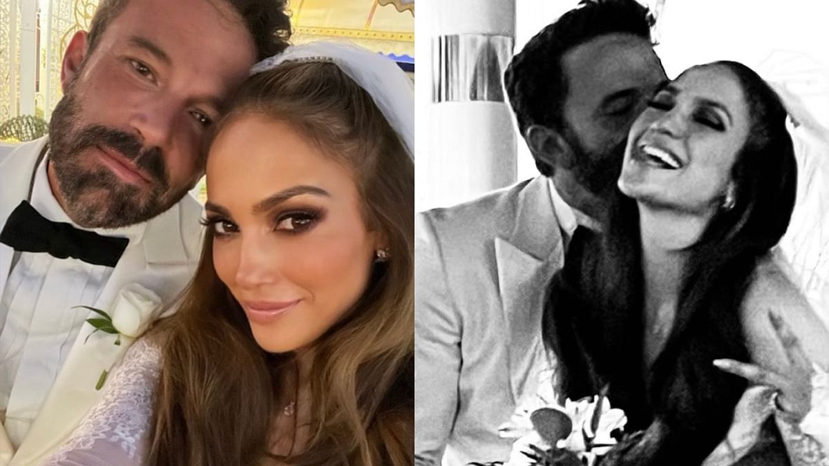 Jennifer Lopez marries Ben Affleck in Las Vegas: See Pics