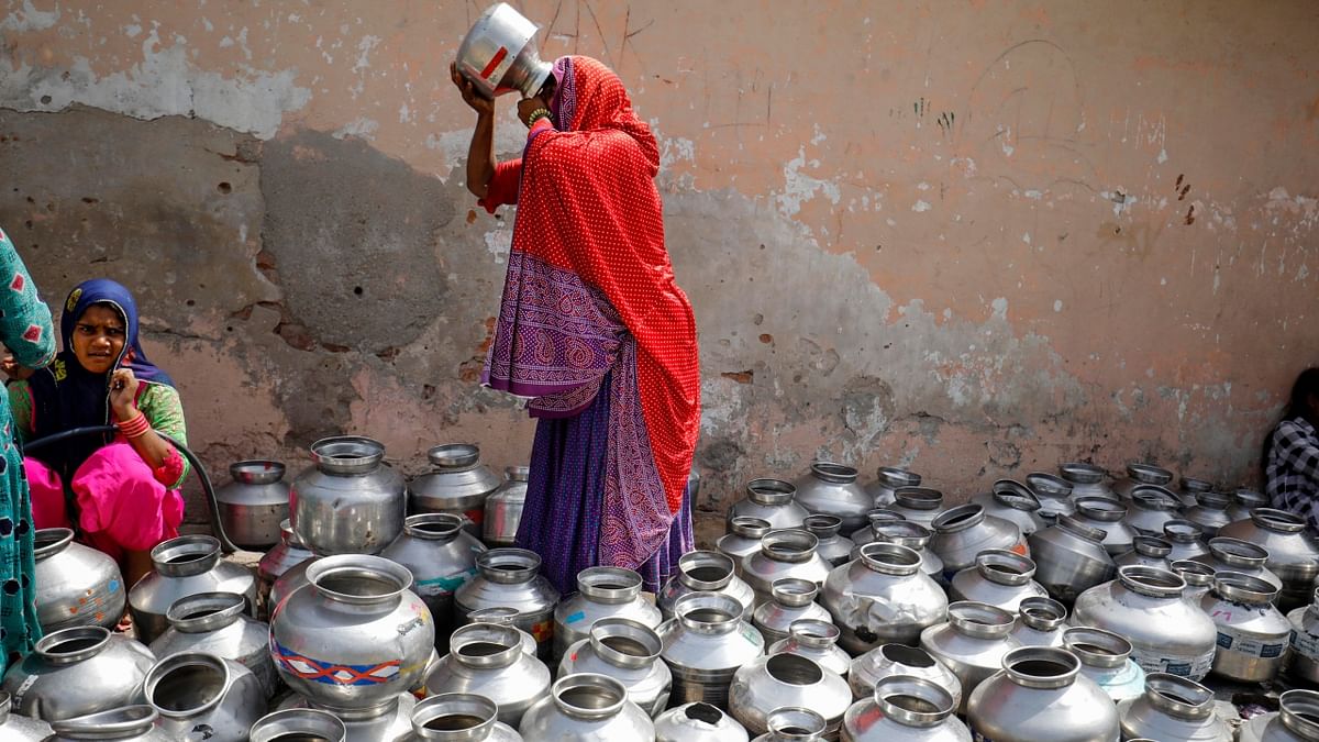 New Delhi: The national capital of India is one of the cities in the world where the taps would run dry. Several warnings have been given by the government of an imminent day zero as Delhi is most likely to run out of groundwater in the coming years. Credit: PTI Photo