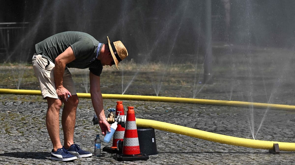 The European heatwave is the second to engulf parts of the southwest of the continent in recent weeks. Credit: AFP Photo