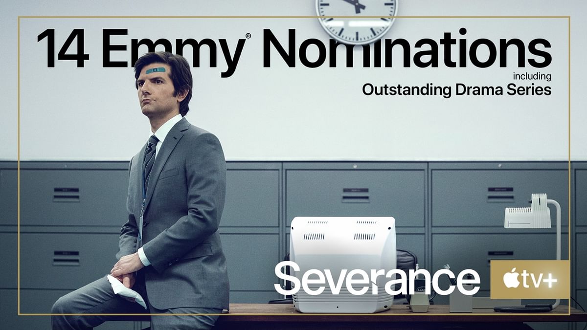 The critically acclaimed new drama 'Severance' made its Emmy debut with 14 nominations. Credit: Apple Plus TV