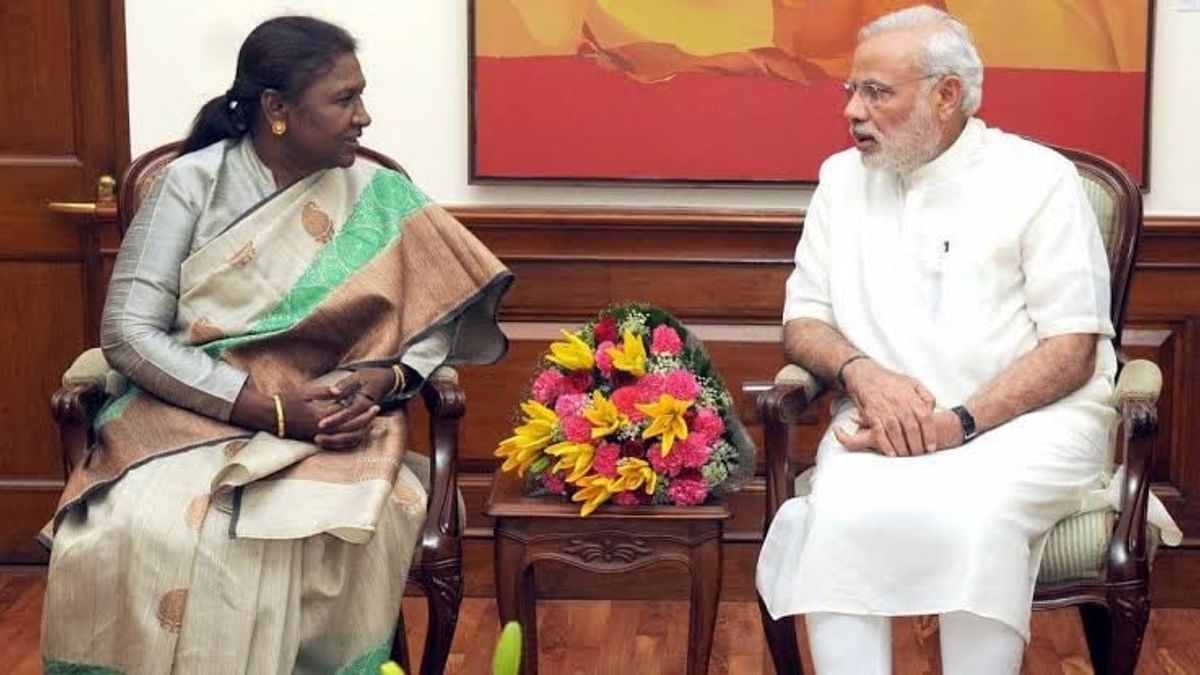 PM Modi after declaring Droupadi Murmu as NDA’s presidential candidate said that she devoted her life to serving society and empowering the poor. He also expressed confidence that she will be a great President. Credit: Twitter/mssirsa