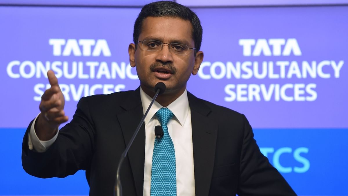 Rajesh Gopinathan: Tata Consultancy Services CEO and MD Rajesh Gopinathan saw an increase of 26.6 per cent in FY22 and was paid Rs 25.75 crore. Credit: AFP Photo
