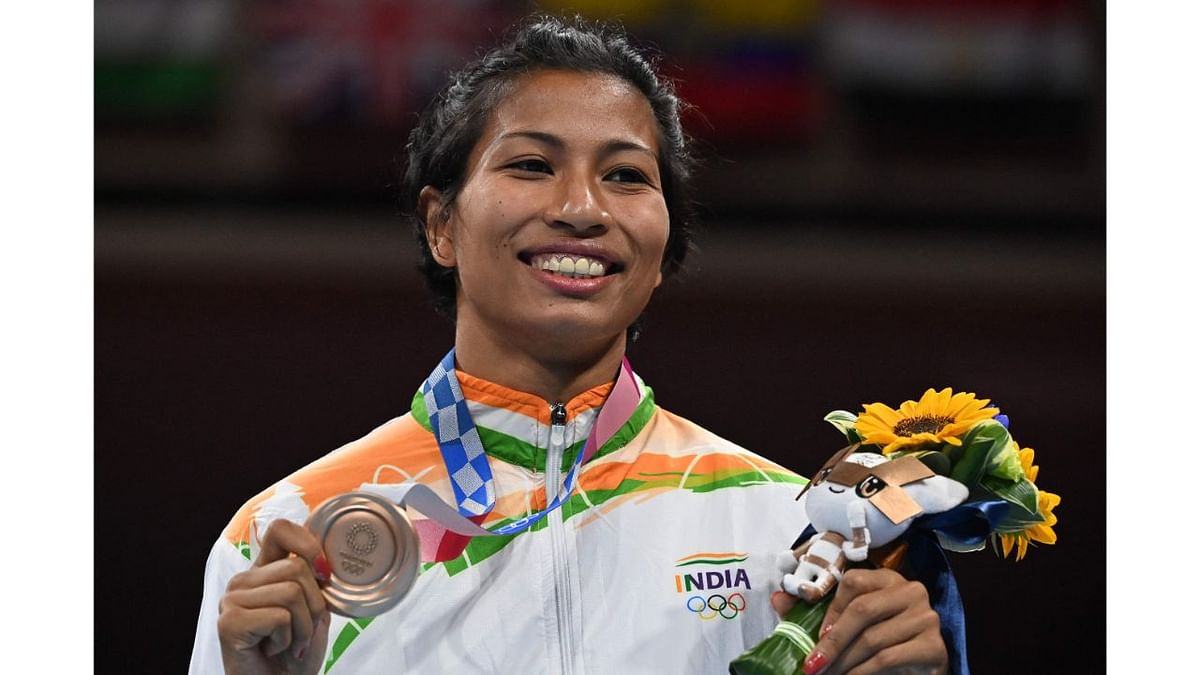 Olympic Bronze medallist Lovlina Borgohain is another strong contender from India. Credit: AP Photo