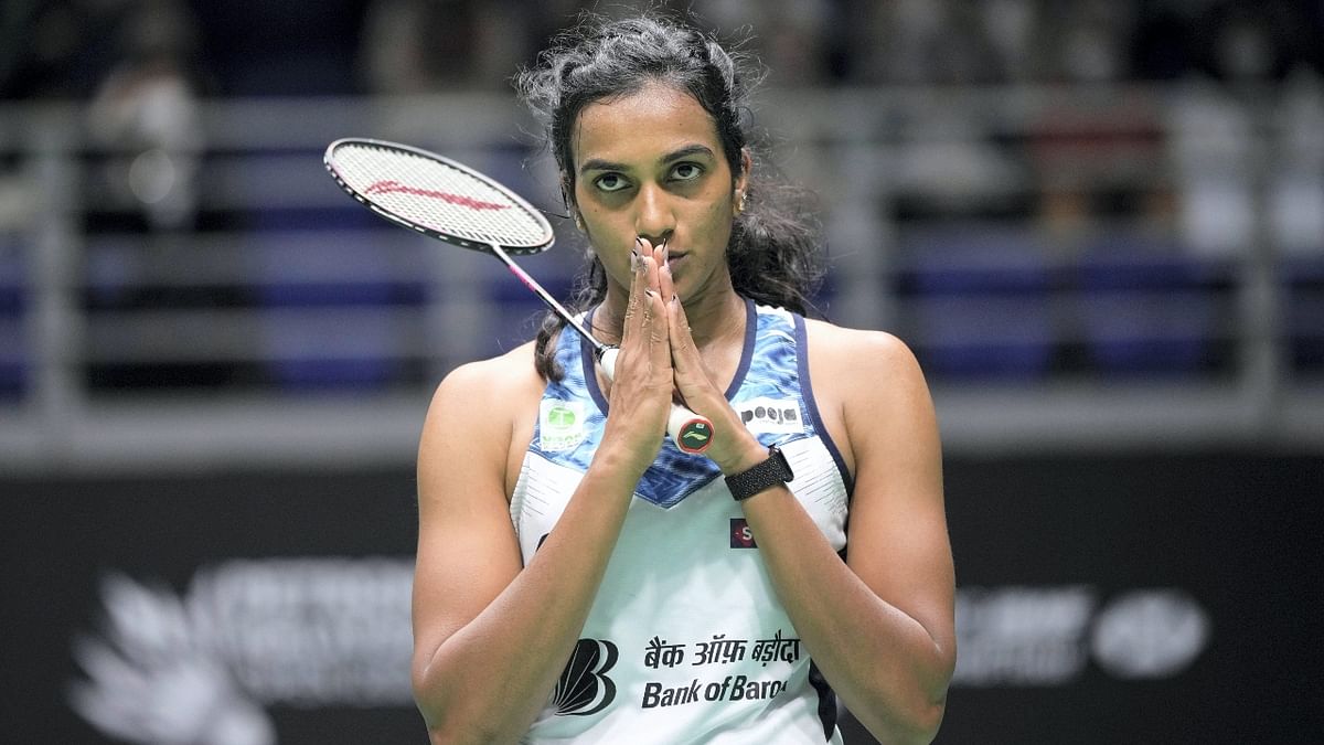 All eyes will be on India's ace badminton player P V Sindhu as she is expected to bring laurels at the CWG 2022. Credit: AP Photo