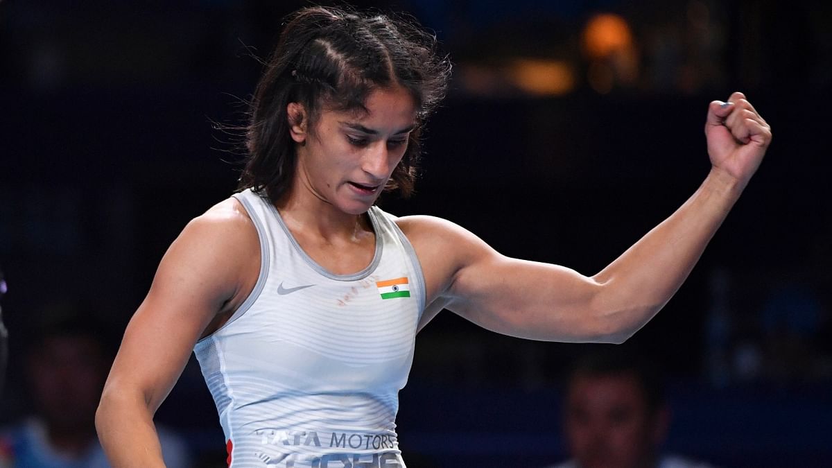 Vinesh Phogat is expected to continue her dream performance by making a hat-trick of gold at the CWG. Credit: AP Photo