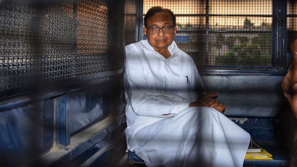 In 2019, Former Union home and senior Congress leader P Chidambaram  was arrested in the INX Media scam, in which he was accused of wrongdoing, money laundering and misusing the post of finance minister. Credit: PTI Photo