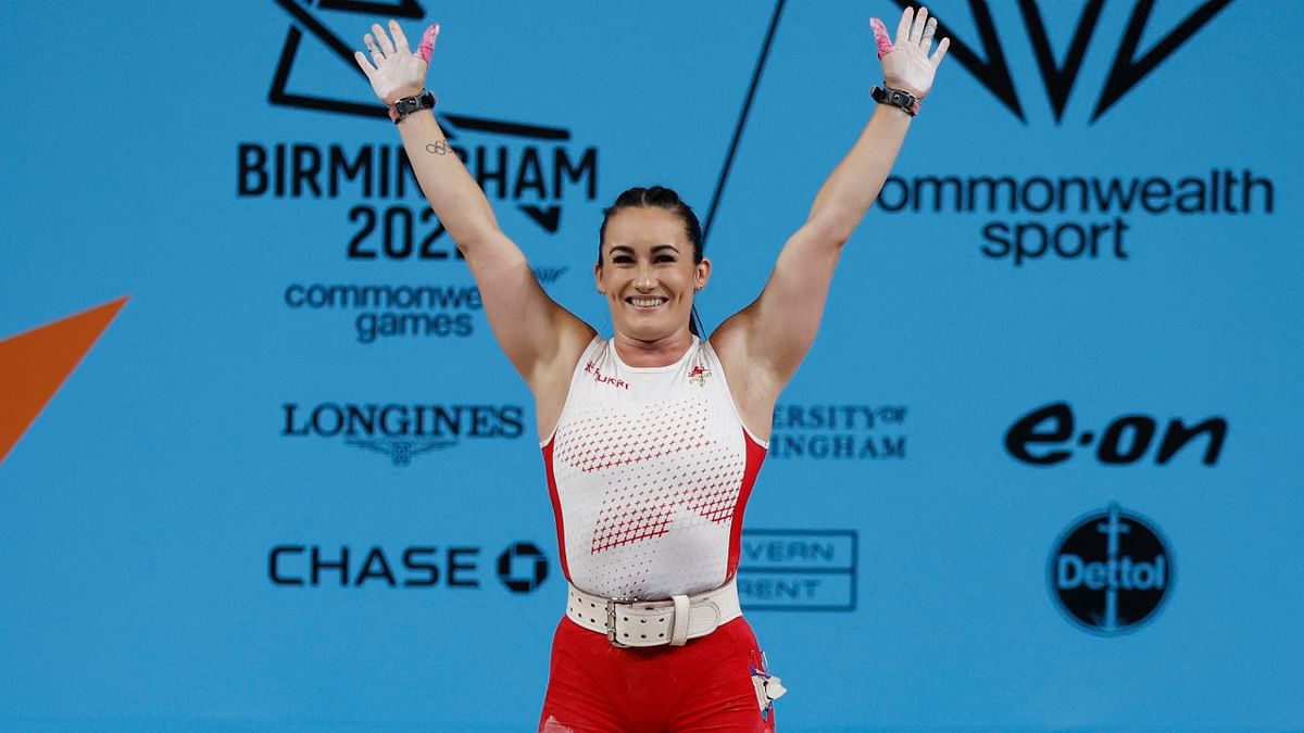 At the CWG 2018 in Gold Coast, Sarah had clinched silver in the women’s 71kg final category. Credit: Reuters Photo