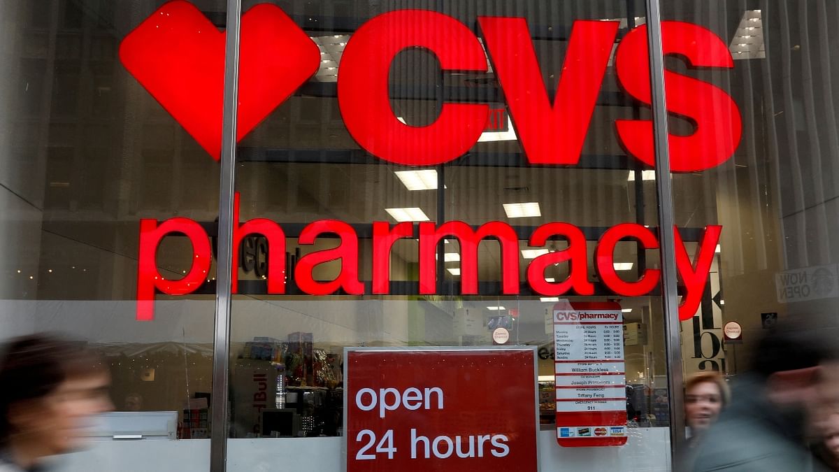 American healthcare company, CVS Health, rounded off the top 10 list Fortune Global 500 list for 2022. Credit: Reuters Photo