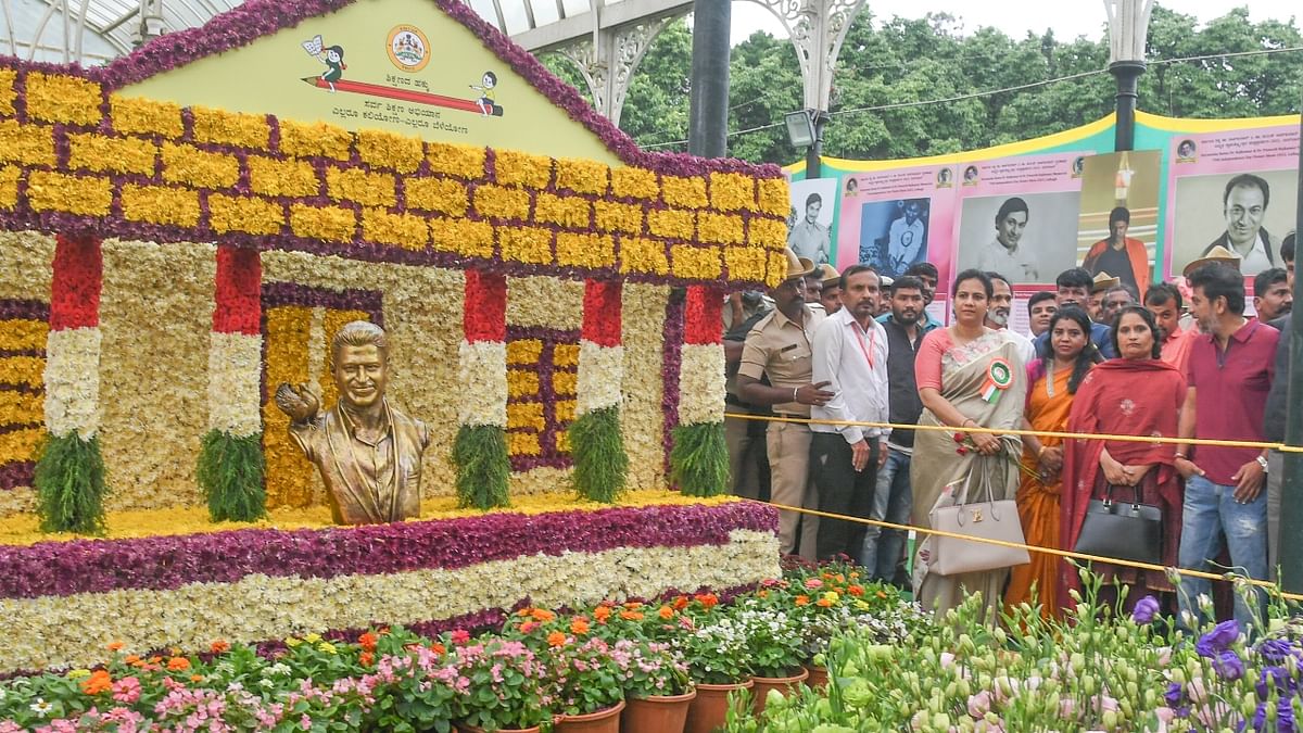 The flower show comes after a gap of two years due to the Covid-19 pandemic. Credit: SK Dinesh/DH Photo