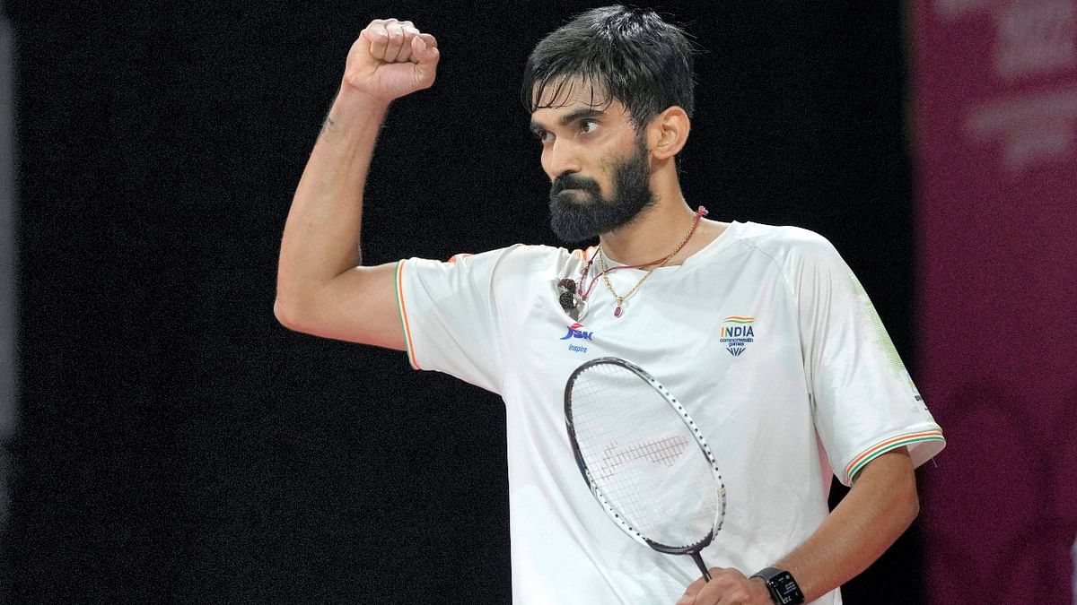 World championship silver medallist Kidambi Srikanth signed off with a bronze at the Commonwealth Games. Credit: AP Photo