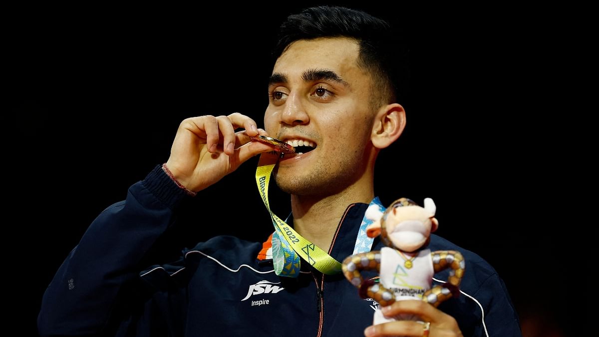 Young gun Lakshya Sen lived up to expectations by grabbing a gold medal in the men's singles badminton competition at the Commonwealth Games. Credit: Reuters Photo